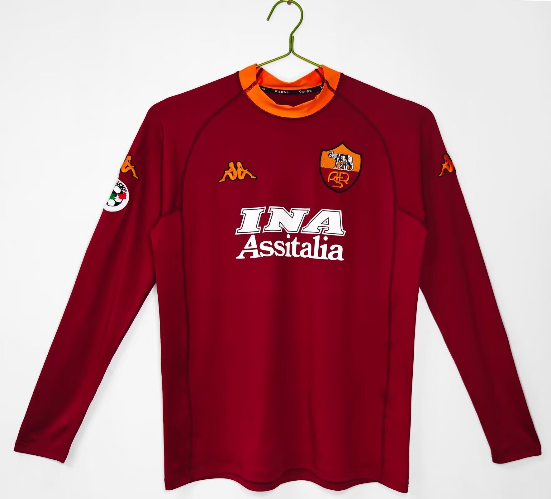 AAA Quality Roma 00/01 Home Long Soccer Jersey